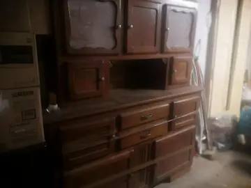 Buffet deux éléments bois