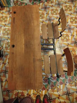 Bureau d'écolier double vintage