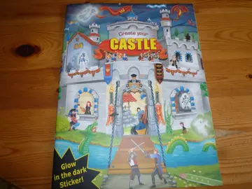 Grand carnet chevalier avec stickers