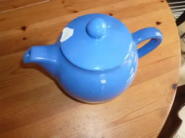 Théière bleue (grande taille)