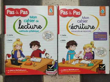 livre "j'apprends à lire" et 2 cahiers d'activités