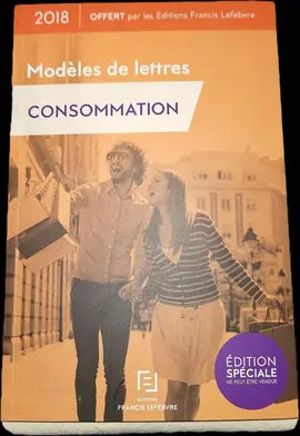 livre Modèles de lettres éd. Francis Lefebvre