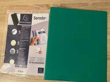 kit pour relier des feuilles + classeur