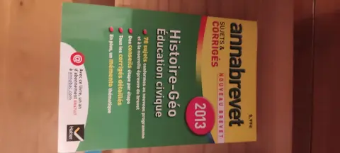 Annabrevet/sujets et corrigés