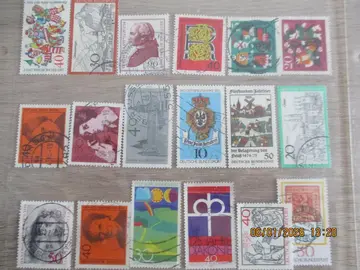 18 timbres oblitérés Allemagne "années 60-70"