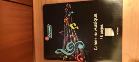 cahier de musique
