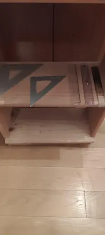 3 doubles décimètres et 2 équerres