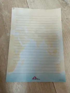 Bloc papier à lettres Médecins sans frontières