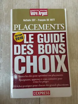 Livres "Placements, le guide des bons choix"