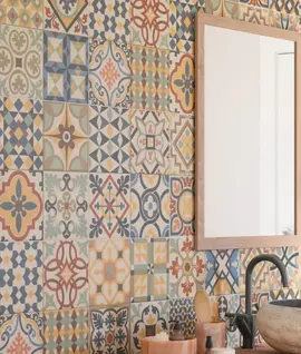 Carrelage multicolore (3 paquets) 33x33