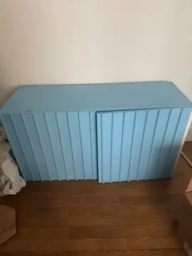 meuble IKEA - DIY bleu