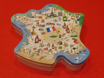 Boite France en métal