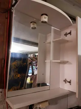 etagere miroir salle de bain