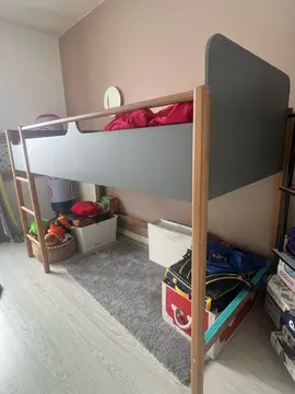 donne lit mezzanine enfant