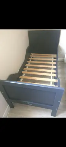 Lit Mix & Match 70x150cm de la marque BOPITA gris anthracite