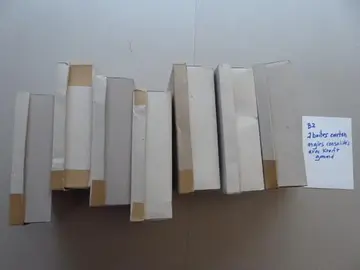 B2 7 boites carton plié fabrication domestique