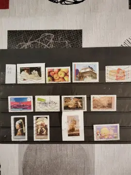 timbres français oblitérés lot EE