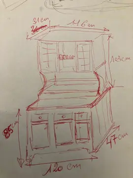 Donne armoire cuisine en pin