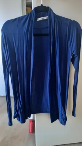 Gilet long fin Bleu marine