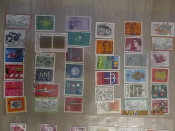 36 timbres oblitérés Allemagne années 60-70