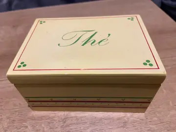 Boîte en bois pour sachets de thé