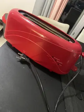 grille pain large rouge