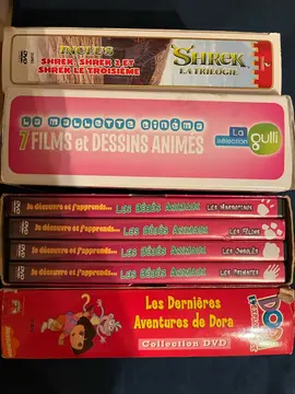 Dvd’s dessins animés /films animaliers jeunesse