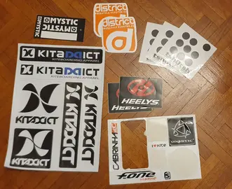 set de stickers de glisse