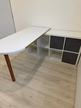 BUREAU AVEC MEUBLE IKEA
