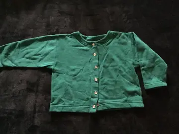 Gilet en sweat vert 4 ans