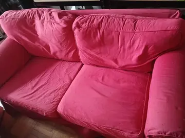 canapé 2 places en tissu