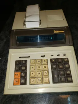 Calculatrice années 80