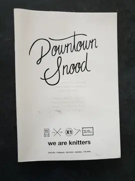 instructions tricoter un snood facile point mousse