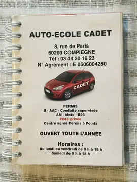 Livret permis - Code de la route