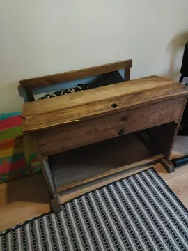 bureau 2 places en bois