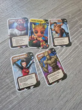 cartes marvel