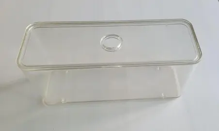 boite transparente avec couvercle