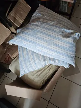 couette et 2 oreillers