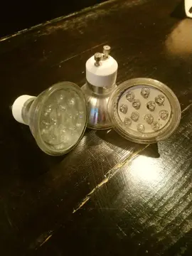 3 ampoules Déco LED Philips GU10 couleur