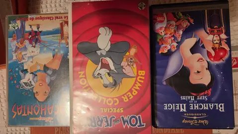 vidéos cassettes pour enfants (50 environ)