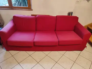 canapé rouge