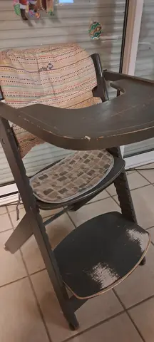 Chaise haute modulable