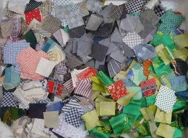 C5 Carrés de tissus à motifs 3 x 3 cm