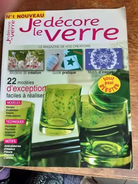 magazine "je décore le verre"
