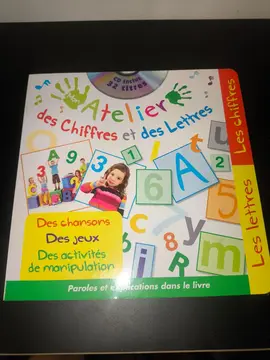 Livre enfant atelier des chiffres et des lettres