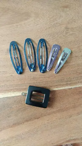 barrettes métal coloré