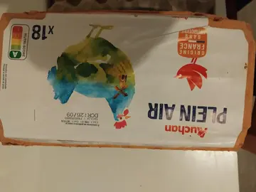 Boîtes à œufs vides