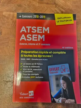 livre préparation aux concours atsem asem