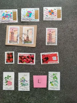 Timbres français lot L