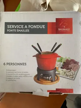 service à fondue 6 personnes